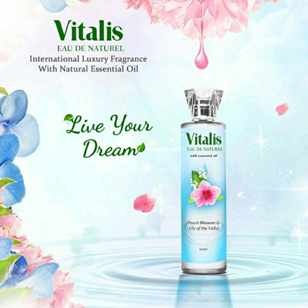 Vitalis Eau De Natural With Essential Oil 100ml - Image 3